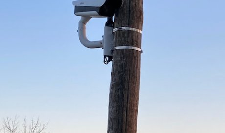 Caméra lecture de plaque dahua installé par aytech sécurity